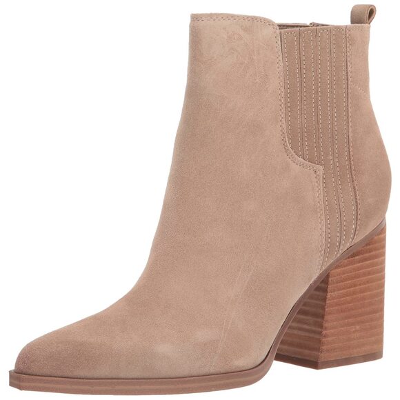Marc Fisher Shoes - Marc Fisher Women's Matter Ankle Boot, Walnut Suede, 9.5